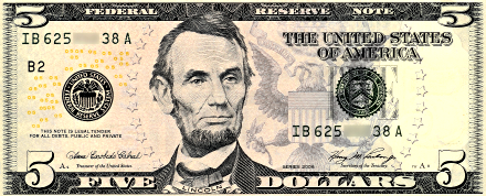5$ bill